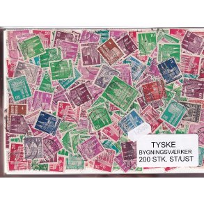 Tyske Bygningsvrker. 200 Stk. St/ust.