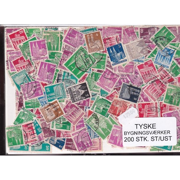 Tyske Bygningsvrker. 200 Stk. St/ust.