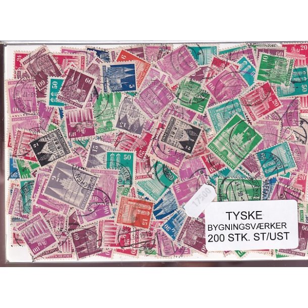 Tyske Bygningsvrker. 200 Stk. St/ust.