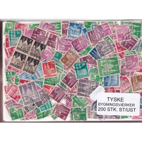 Tyske Bygningsvrker. 200 Stk. St/ust.