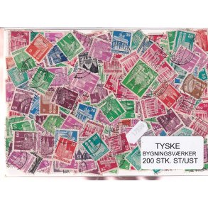 Tyske Bygningsvrker. 200 Stk. St/ust.