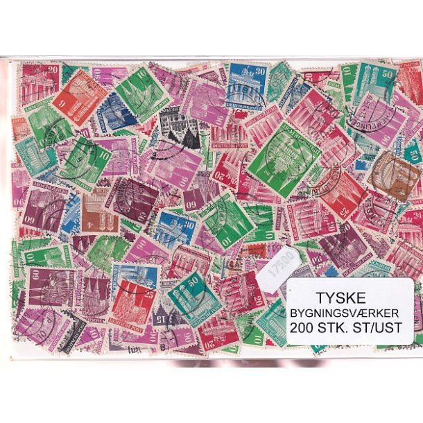 Tyske Bygningsvrker. 200 Stk. St/ust.