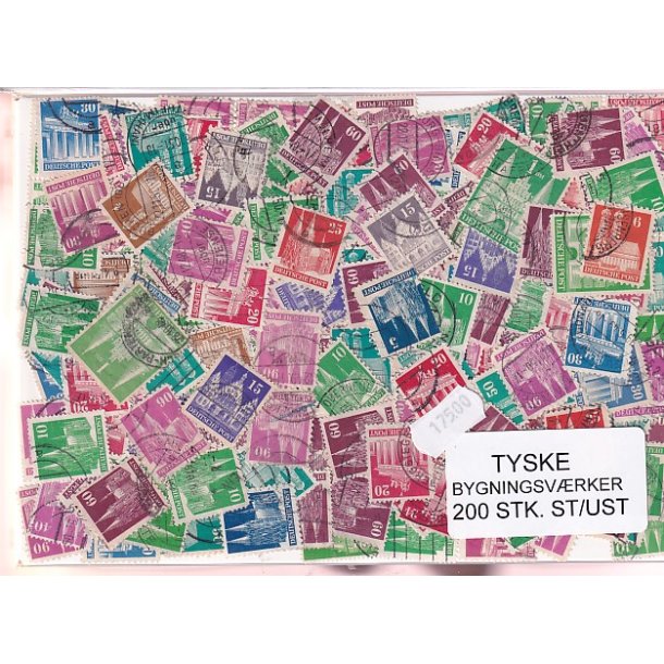 Tyske Bygningsvrker. 200 Stk. St/ust.