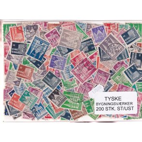 Tyske Bygningsvrker. 200 Stk. St/ust.