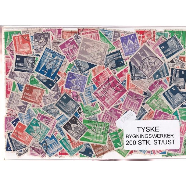 Tyske Bygningsvrker. 200 Stk. St/ust.