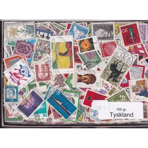 Tyskland 100 g. Afvaskede - Dubletparti