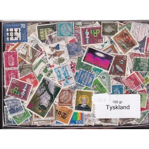 Tyskland 100 g. Afvaskede - Dubletparti