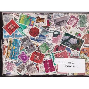 Tyskland 100 g. Afvaskede - Dubletparti