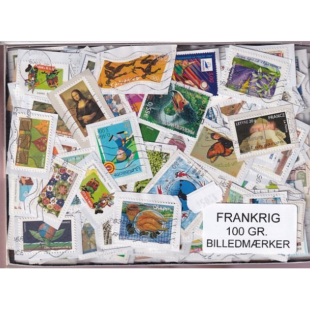 Frankrig 100 g. Billedm�rker