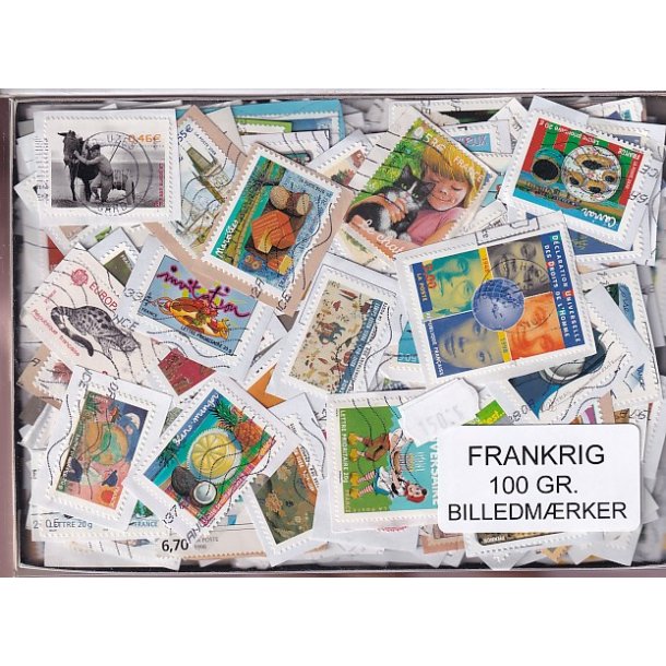 Frankrig 100 g. Billedm�rker