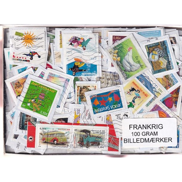 Frankrig 100 g. Billedm�rker