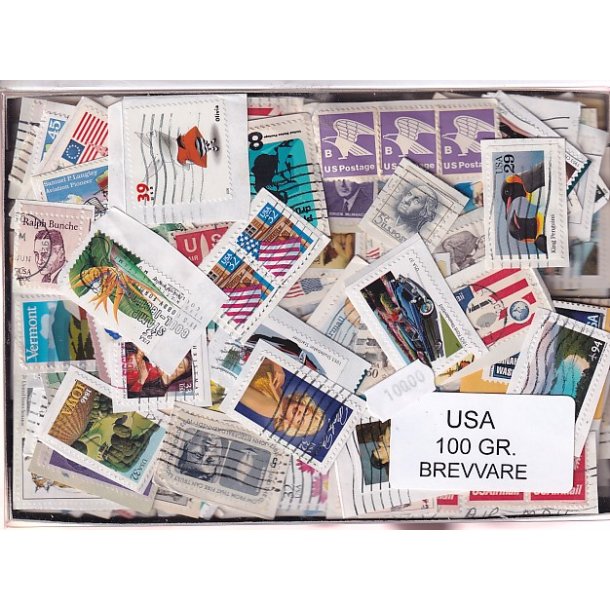 U.S.A. Brevvare 100 Gram.