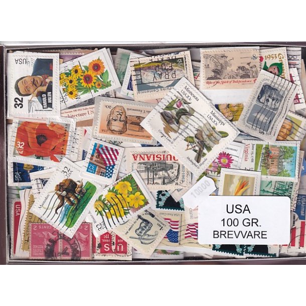 U.S.A. Brevvare 100 Gram.