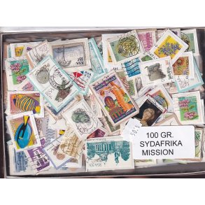  Sydafrika 100 g. Missionsafklip.
