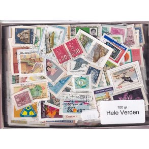 Hele Verden 100 g. Brevafklip