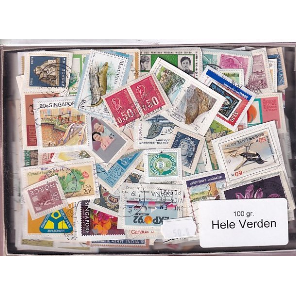 Hele Verden 100 g. Brevafklip