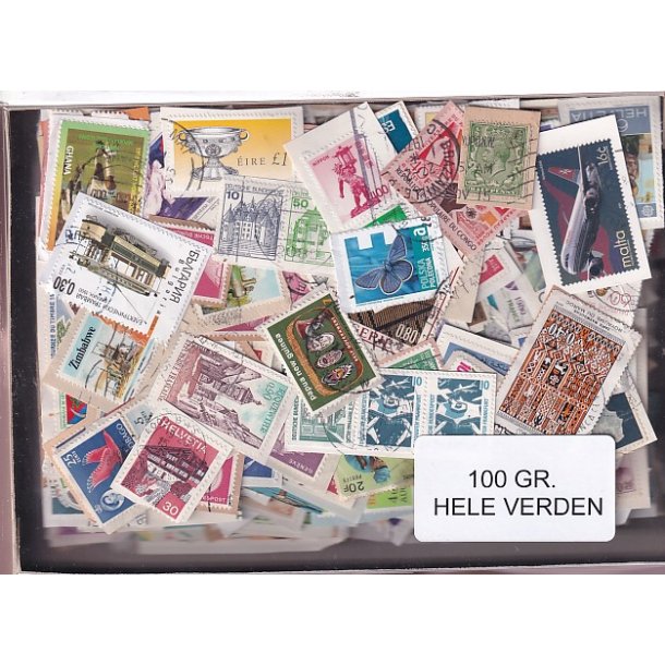 Hele Verden 100 g. Brevafklip