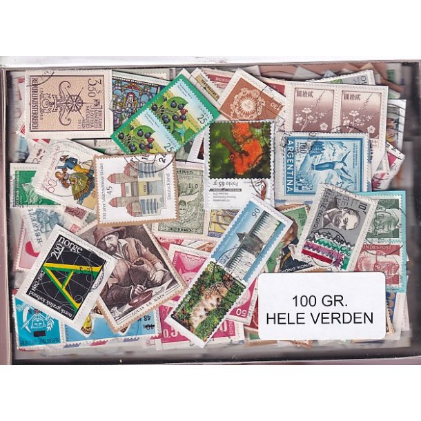 Hele Verden 100 g. Brevafklip