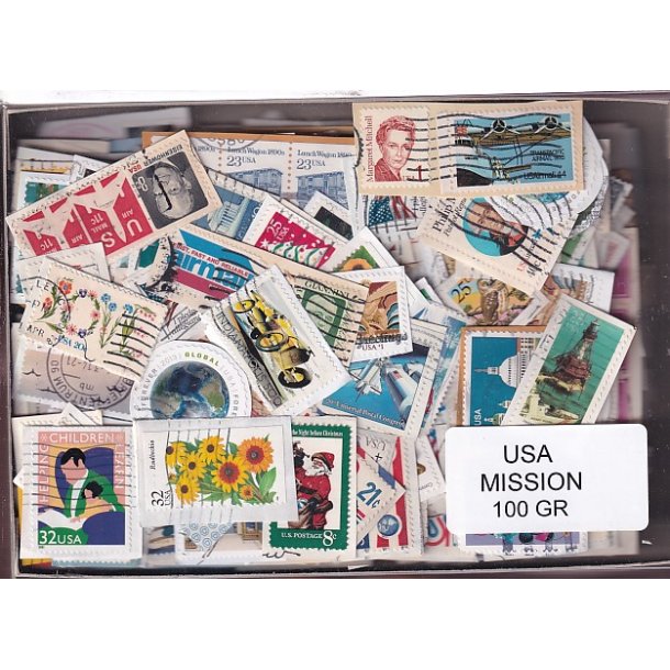 U.S.A. 100 g. Mission - T�t Klip - Mange m�rker.