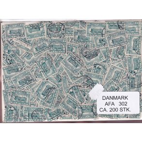 Danmark - Afa 302 - Ca. 200 Stk.  - Stemplet/Ustemplet