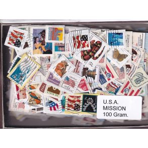 U.S.A. 100 g. Mission - T�t Klip - Mange m�rker.