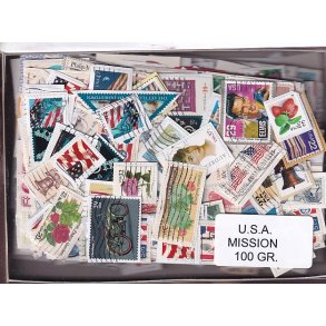 U.S.A. 100 g. Mission - T�t Klip - Mange m�rker.