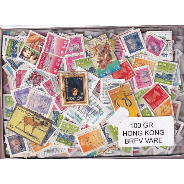 Hong Kong 100 g. Brevvare - Tt Klip.