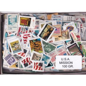 U.S.A. 100 g. Mission - T�t Klip - Mange m�rker.