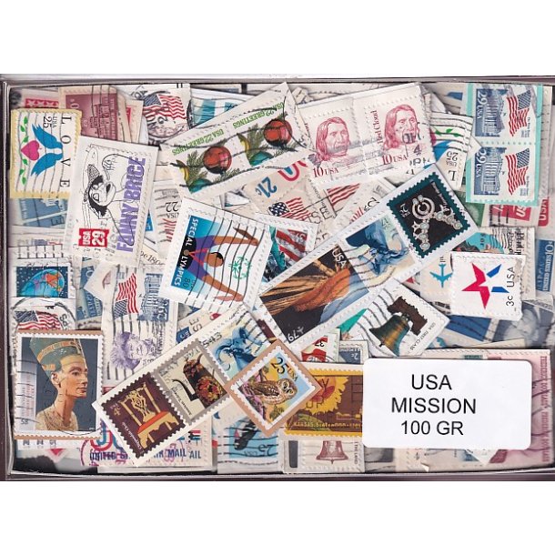 U.S.A. 100 g. Mission - T�t Klip - Mange m�rker.