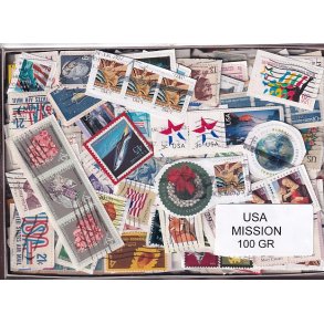 U.S.A. 100 g. Mission - T�t Klip - Mange m�rker.