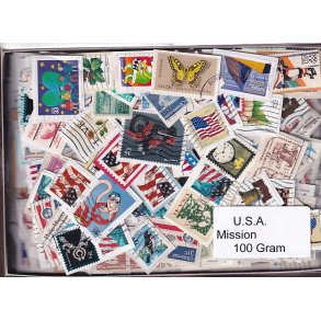 U.S.A. 100 g. Mission - T�t Klip - Mange m�rker.