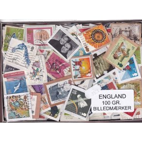 England 100 g. Billedm�rker -