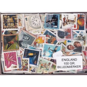 England 100 g. Billedm�rker -