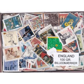England 100 g. Billedm�rker -