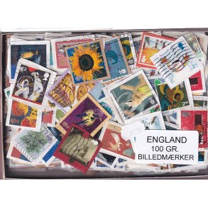 England 100 g. Billedm�rker -