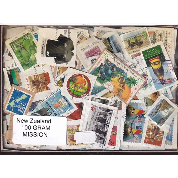New Zealand - 100 g. Billedm�rker - Mission