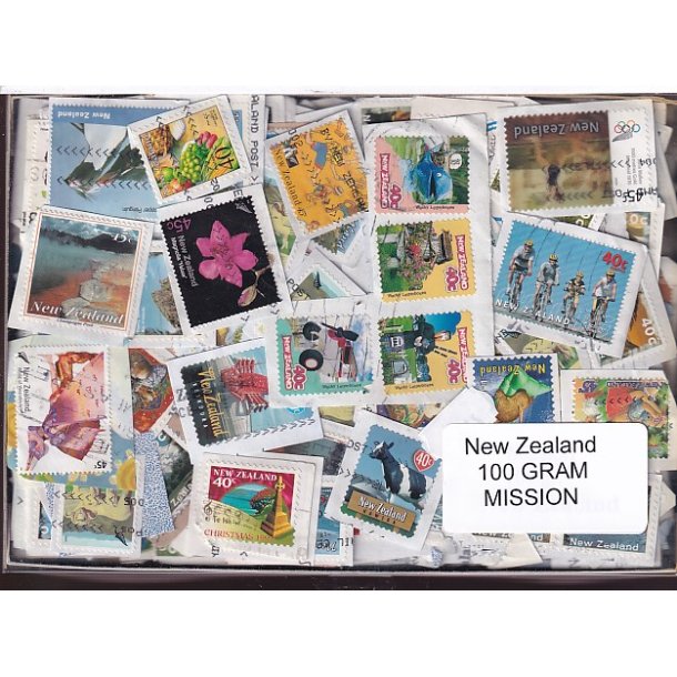 New Zealand - 100 g. Billedm�rker - Mission