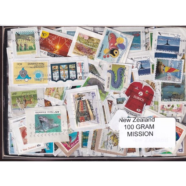 New Zealand - 100 g. Billedm�rker - Mission