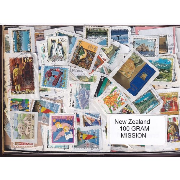New Zealand - 100 g. Billedm�rker - Mission