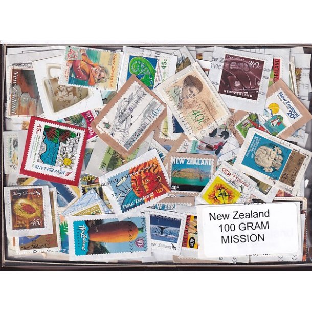 New Zealand - 100 g. Billedm�rker - Mission