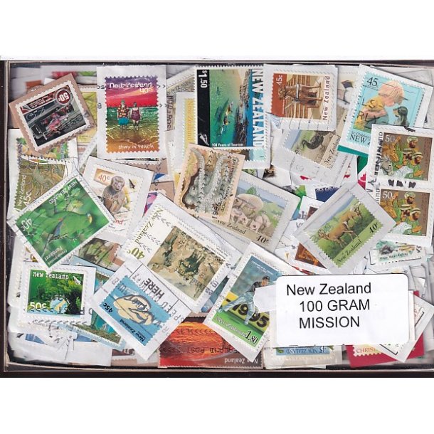 New Zealand - 100 g. Billedm�rker - Mission