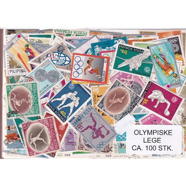 Olympiade p Frimrker. St/ust. 100 stk.