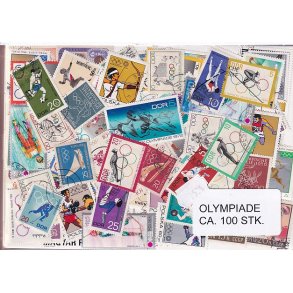 Olympiade p Frimrker. St/ust. 100 stk.