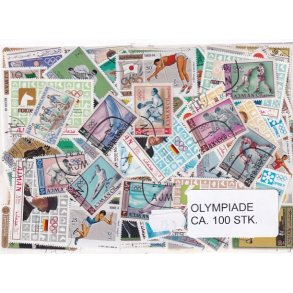 Olympiade p Frimrker. St/ust. 100 stk.