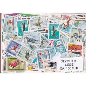 Olympiade p Frimrker. St/ust. 100 stk.