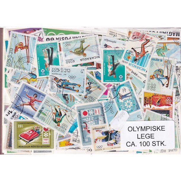 Olympiade p Frimrker. St/ust. 100 stk.