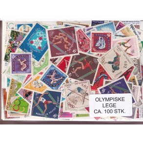 Olympiade p Frimrker. St/ust. 100 stk.