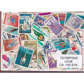 Olympiade p Frimrker. St/ust. 100 stk.