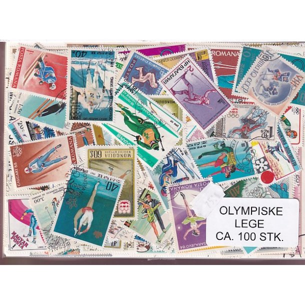 Olympiade p Frimrker. St/ust. 100 stk.
