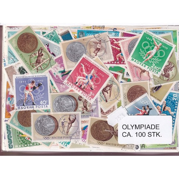 Olympiade p Frimrker. St/ust. 100 stk.